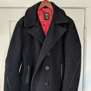 Schott NYC USA slim fit peacoat